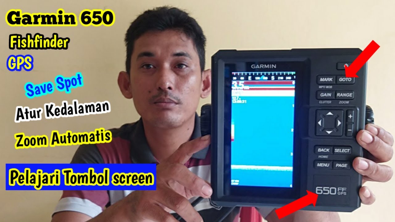 Cara mudah menggunakan Garmin FF 650 dan 585plus || Fishfinder dan Gps simak video nya