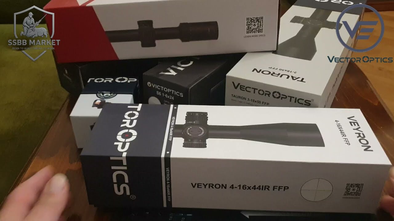 🎯Vector Optics Veyron 4-16x44 FFP (ფასი 790 ლარი)