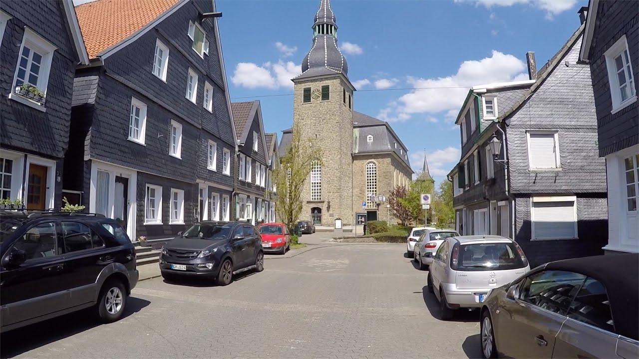 Hückeswagen Germany Old Town Travel Video