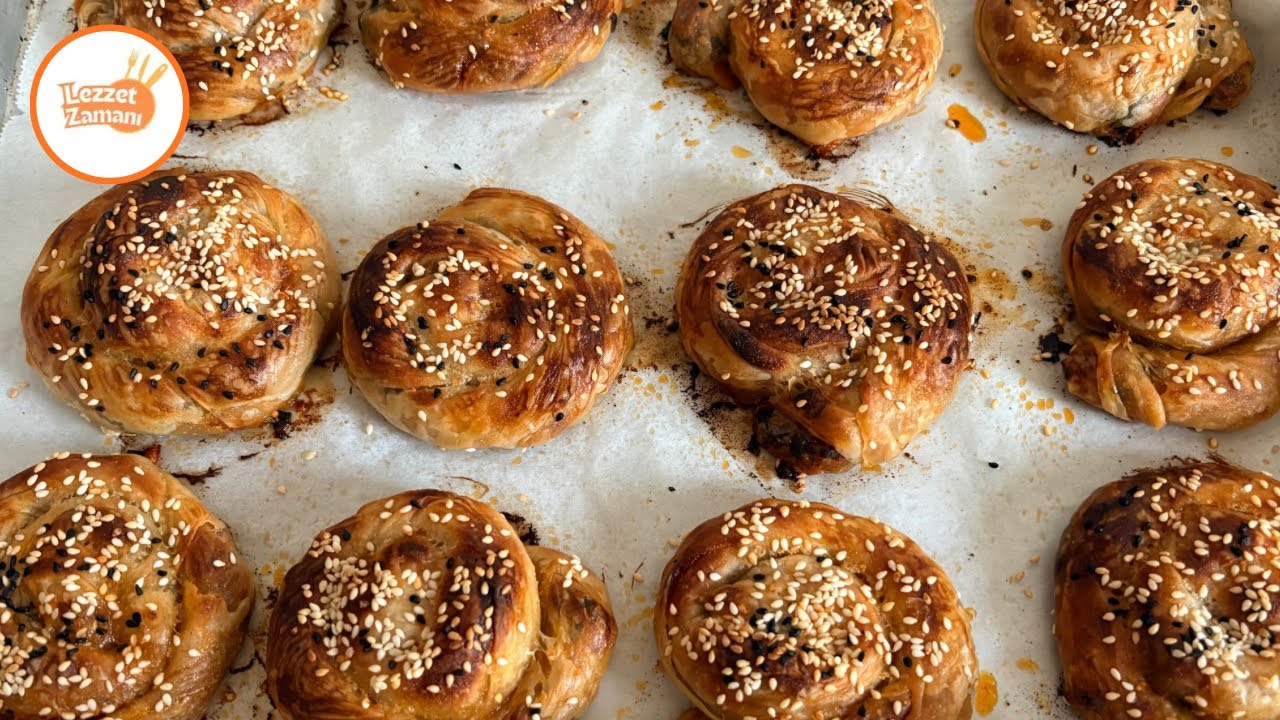 Çay Saatinde Rekor Kıran Börek🔥💯 Gül Böreği 🌹