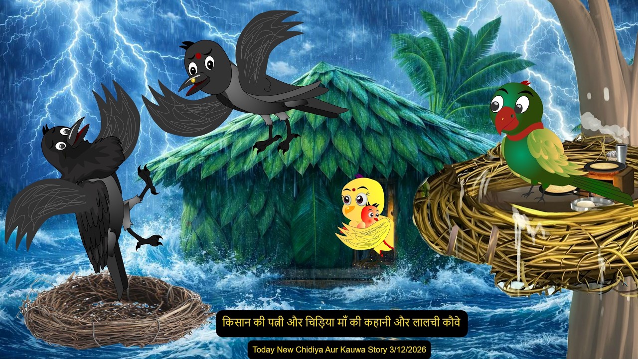 03-12-2026|Rano Chidiya Wala Cartoon|Barsat wali kahani|Garmi ka kahar | Barish ki kahani|Chichu TV