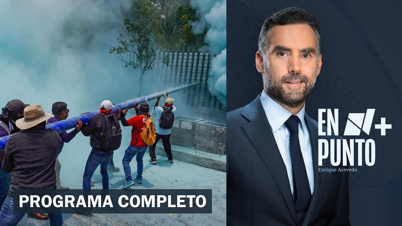 CNTE irrumpe y vandaliza SEP en la CDMX | En Punto - 03 de  Junio 2026