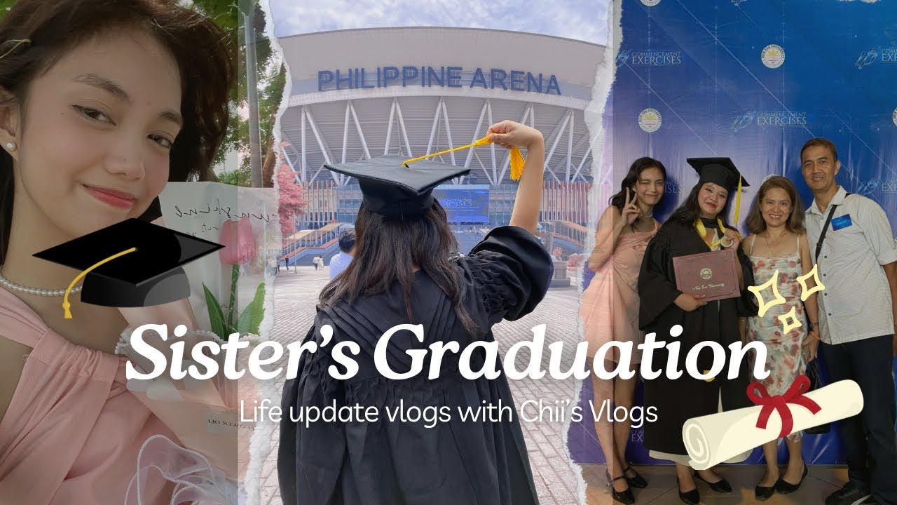 💐 life update vlogs | sisters graduation, happy 100 subs, enjoy the day with me! 😭💗