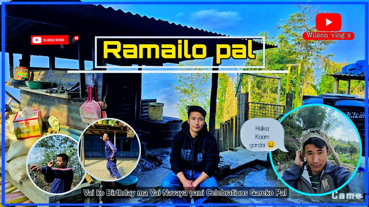 Vai navaea pani vai ko birthday ma vai haru sanga celebration  gardai ! [Wilson vlogs]