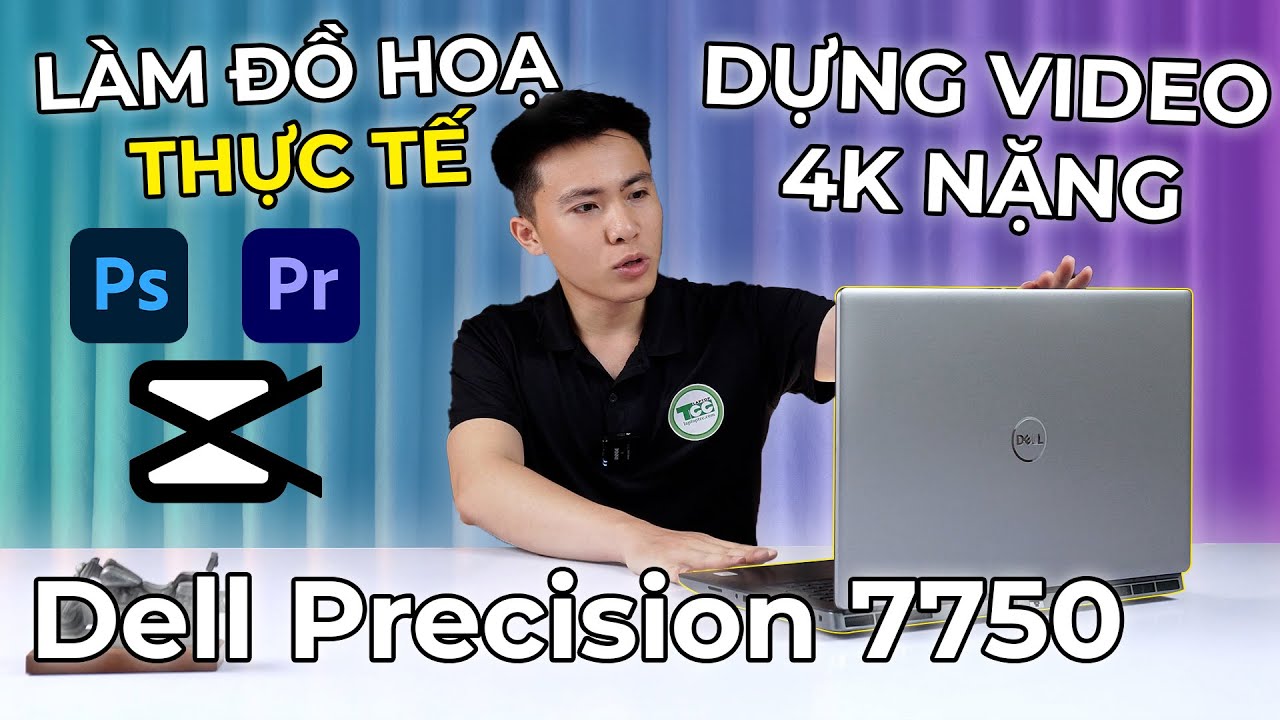 Dựng Video 4K trên Dell Precision 7750 có mượt không? Test hiệu năng thực tế! i7-10850H, RTX3000