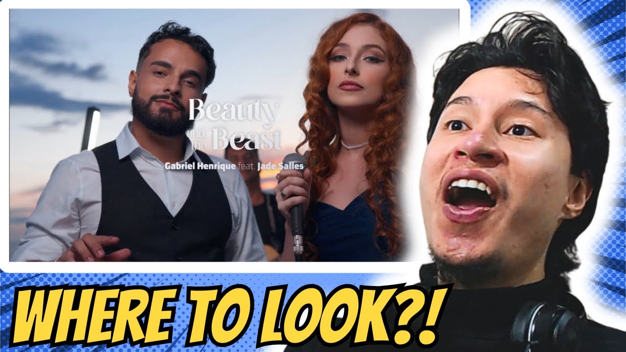 ARTIST REACTS! | Beauty and the Beast - Gabriel Henrique, Jade Salles
