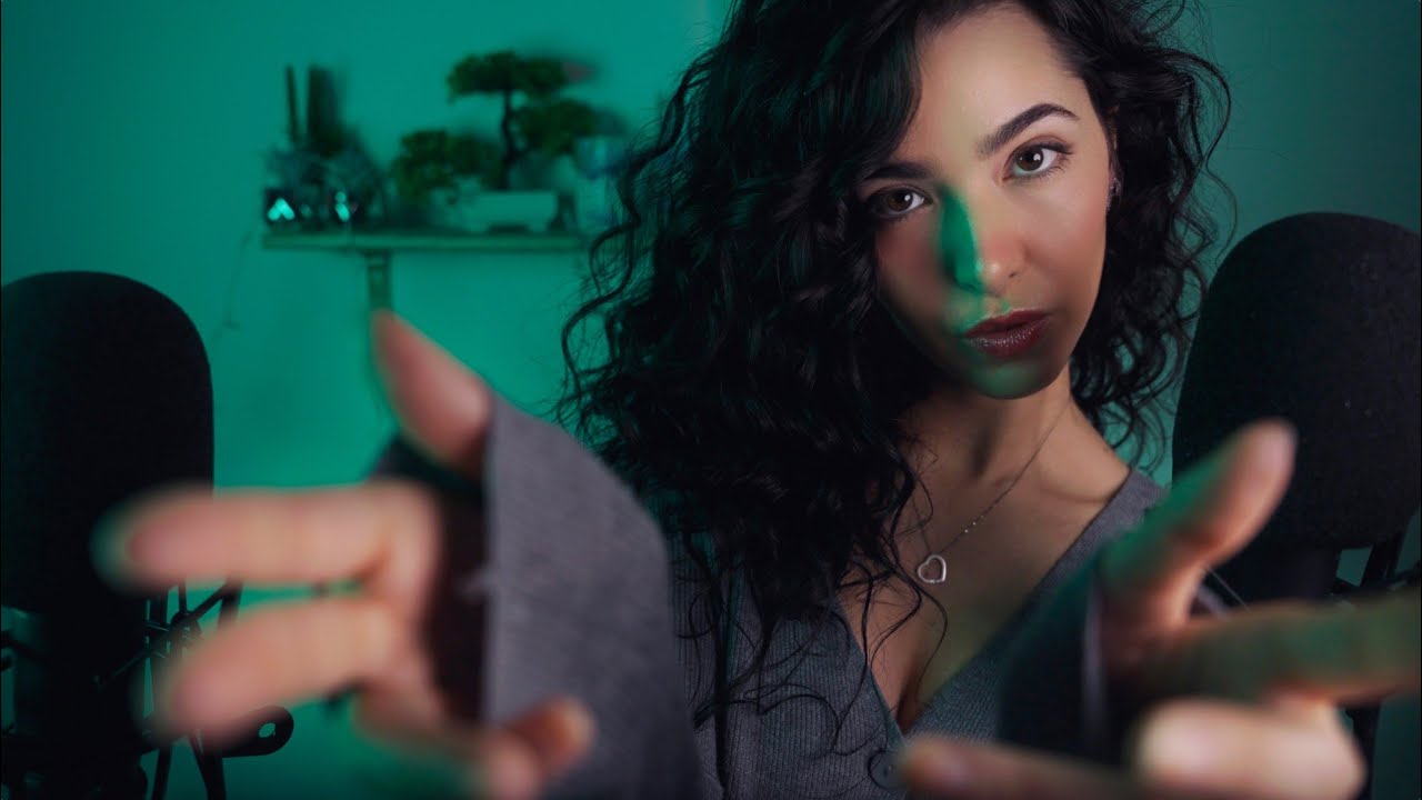 ASMR Touching Your Face While I Whisper for Deep Sleep 💤