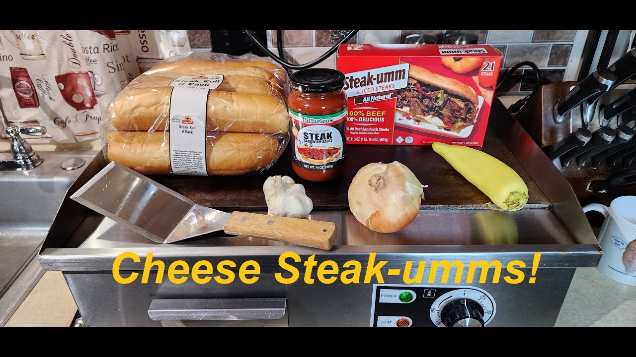 Cheesesteaks on the Flat Top Grill
