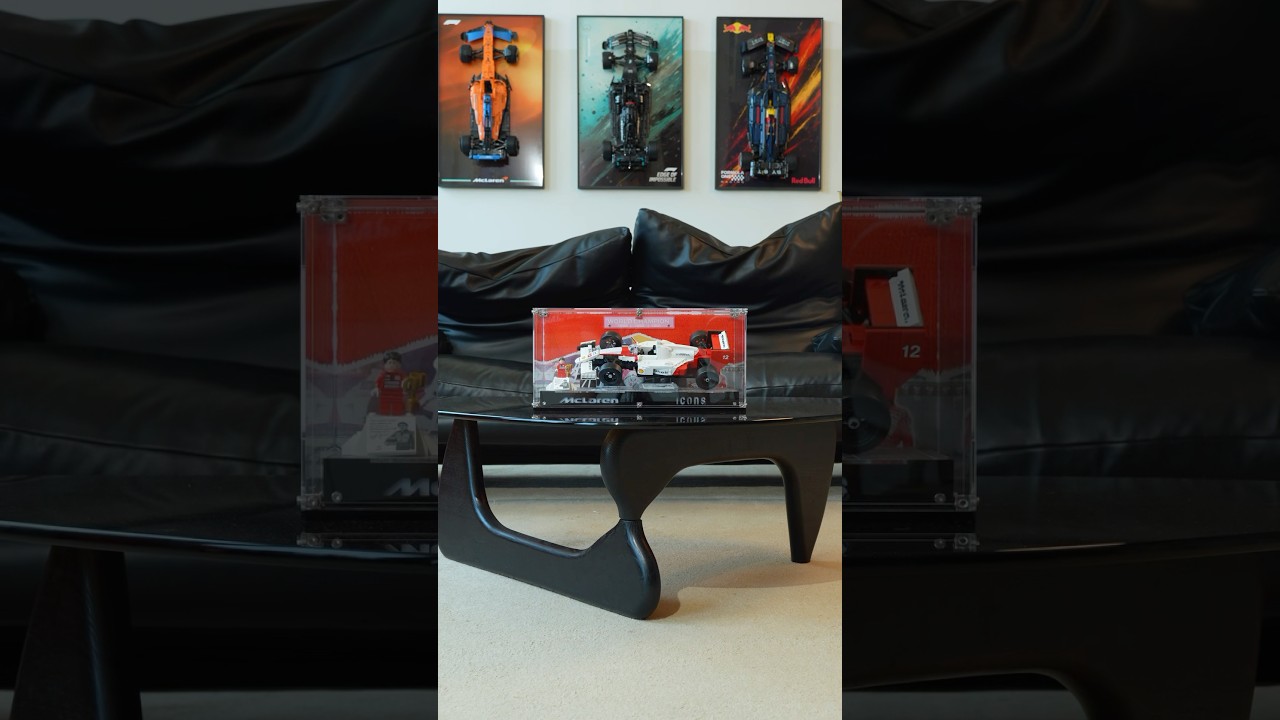 This is the best LEGO McLaren MP4/4 display case I’ve ever seen!