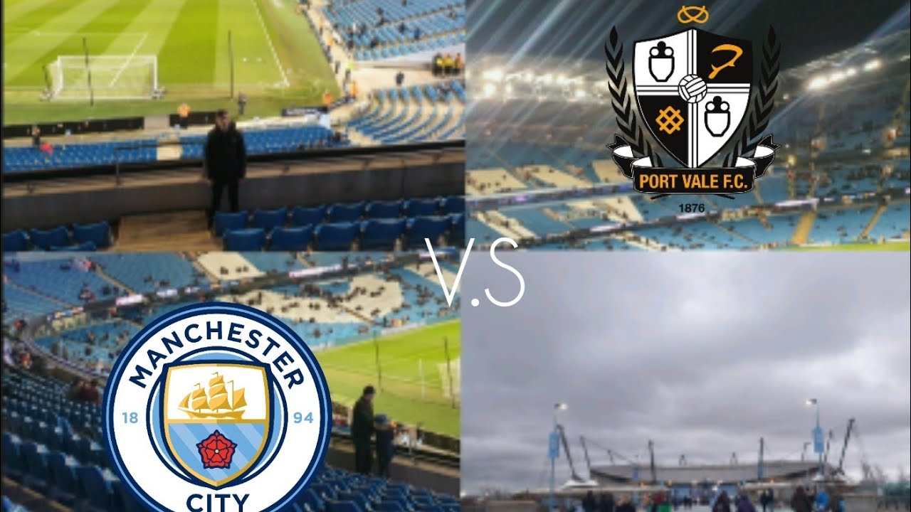 8000 VALE FANS GO MENTAL & CHAMPIONS CRUISE TO R4 | Man city vs port vale vlog!