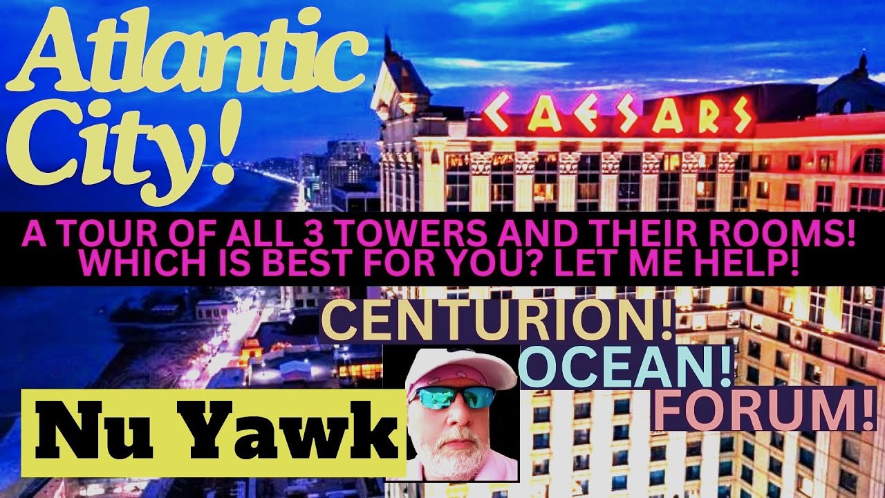 🟡 Atlantic City | Going To Caesars? Which Tower? What Room? I'll Help You Decide & Give You A Tour!