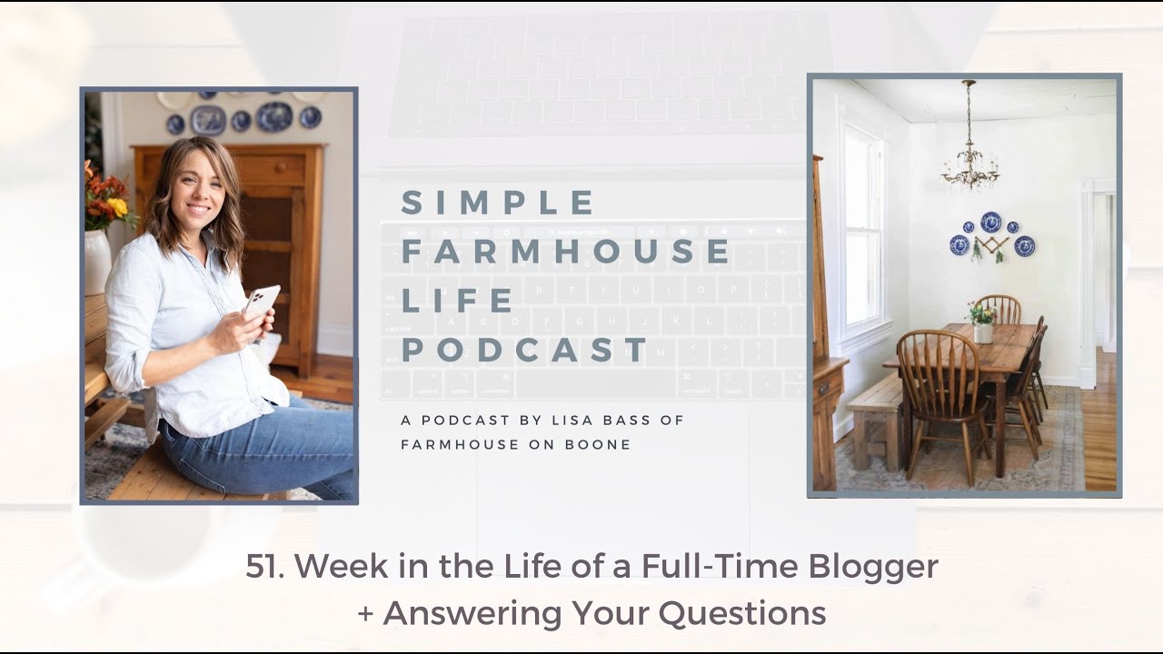 51. Week in the life of a full-time blogger + answering your questions