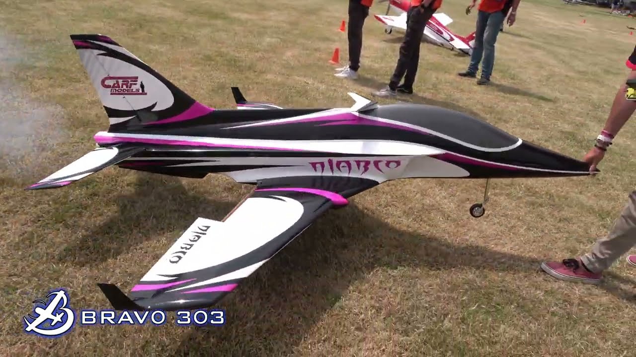 Revolutionizing RC Flight: CARF New Diablo 3D Thrust Vectoring RC Jet at Weston Park Airshow 2023