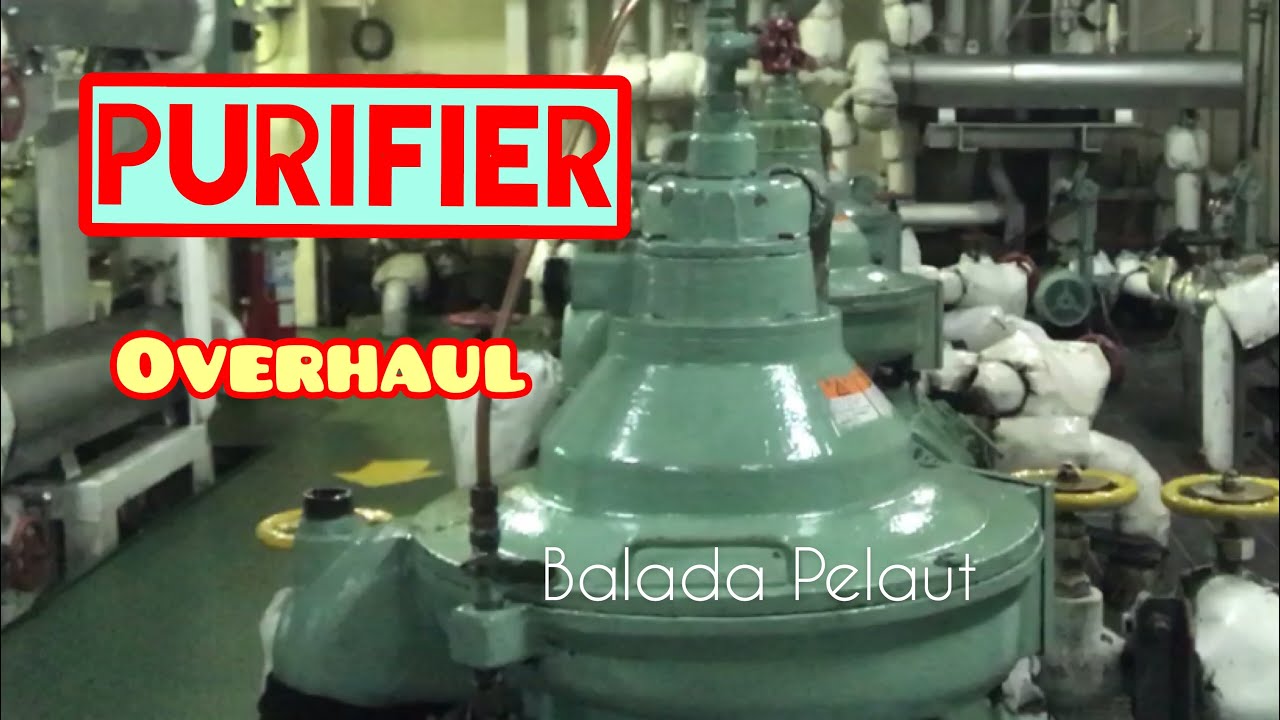 PURIFIER MAINTENANCE - BOWL CLEANING