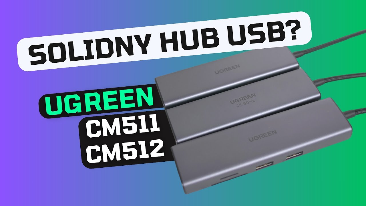 Jaki hub USB do laptopa wybrać? 💻 | Przegląd akcesori&oacute;w od UGREEN: CM511 oraz CM512 🚀