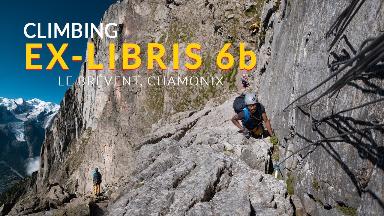 Climbing Ex-Libris (6b) on Le Brévent | Chamonix July 2022