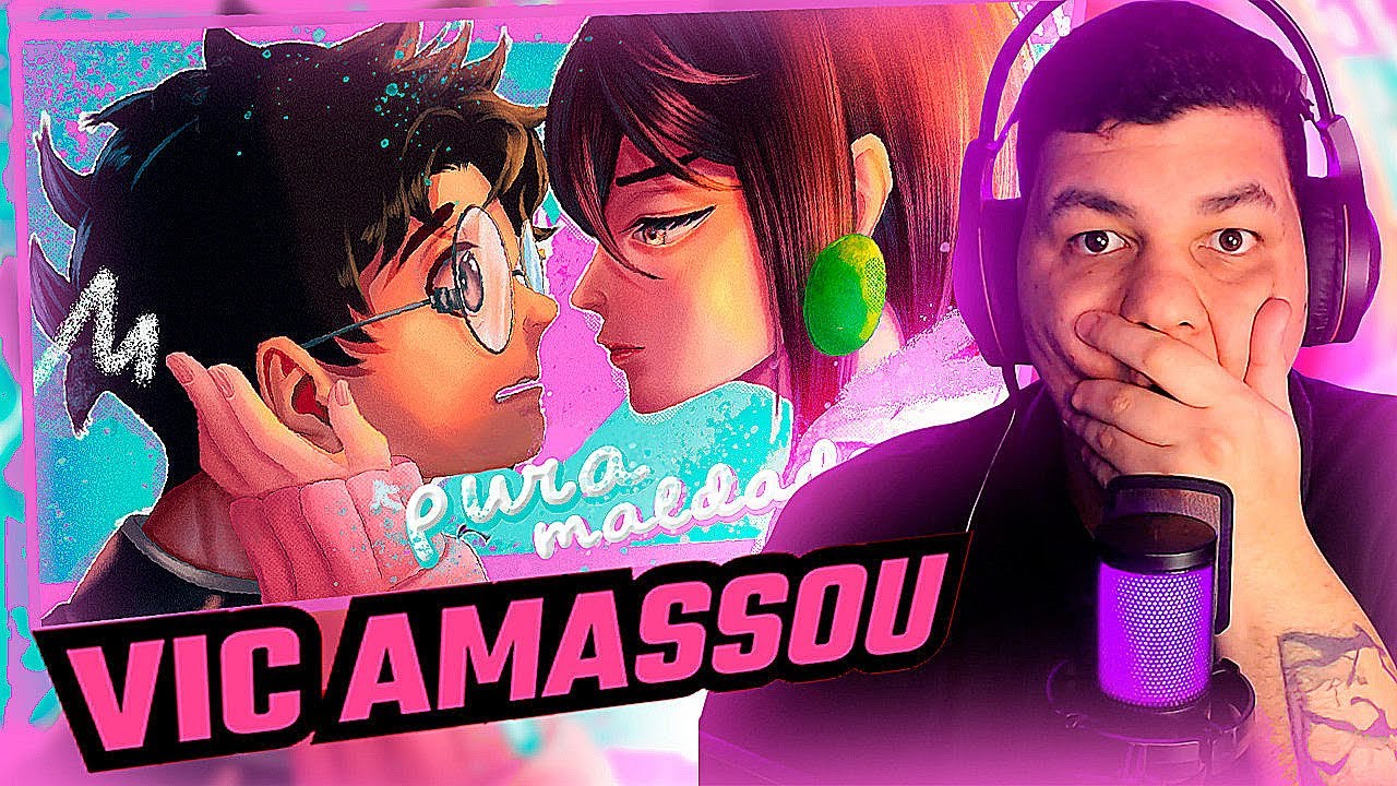 React Pura Maldade (Momo e Okarun) | vic feat. ‪@Zaaint