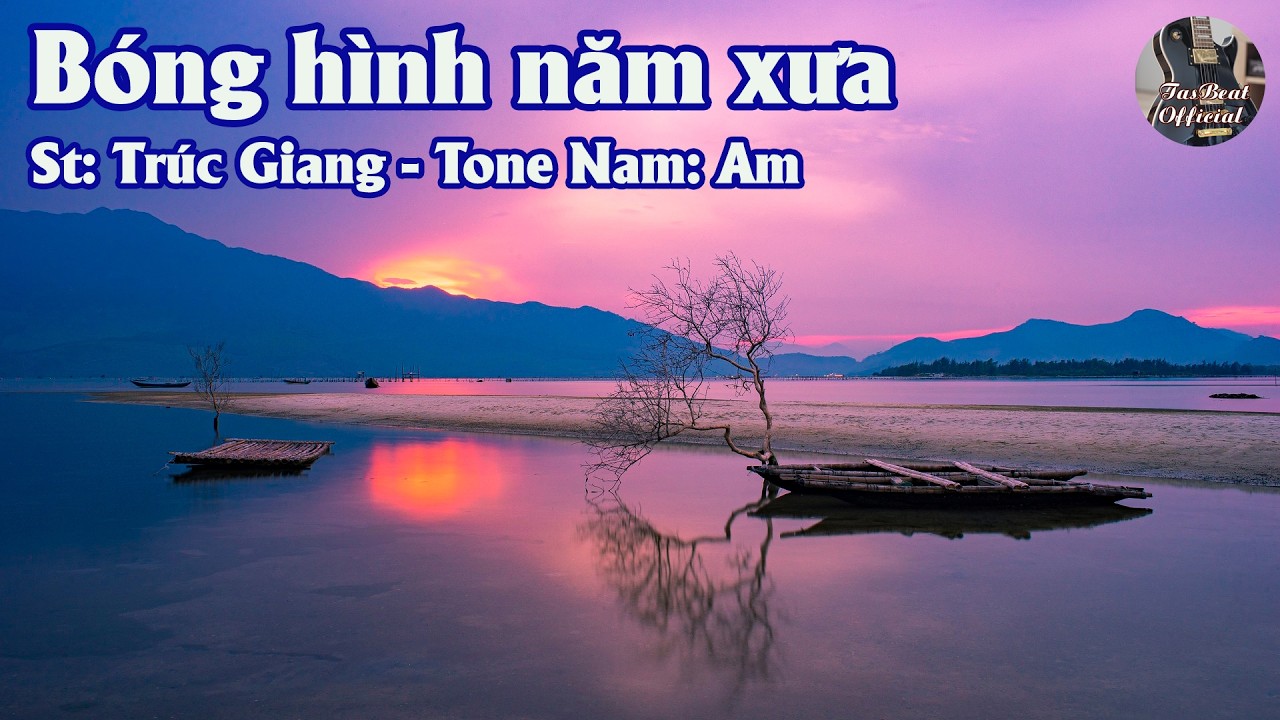 Karaoke Bóng Hình Năm Xưa Tone Nam | TAS BEAT