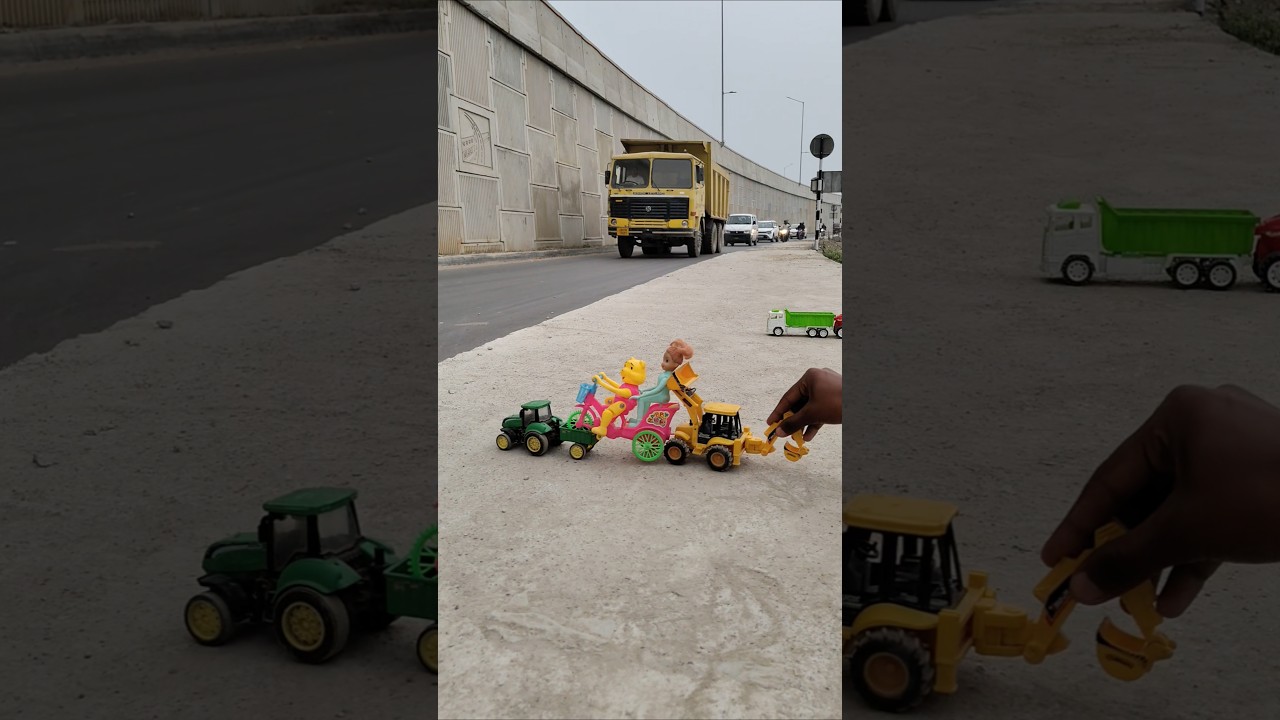 Remote Control Jcb And Dumper Truck Unboxing And Testing Short Video ||