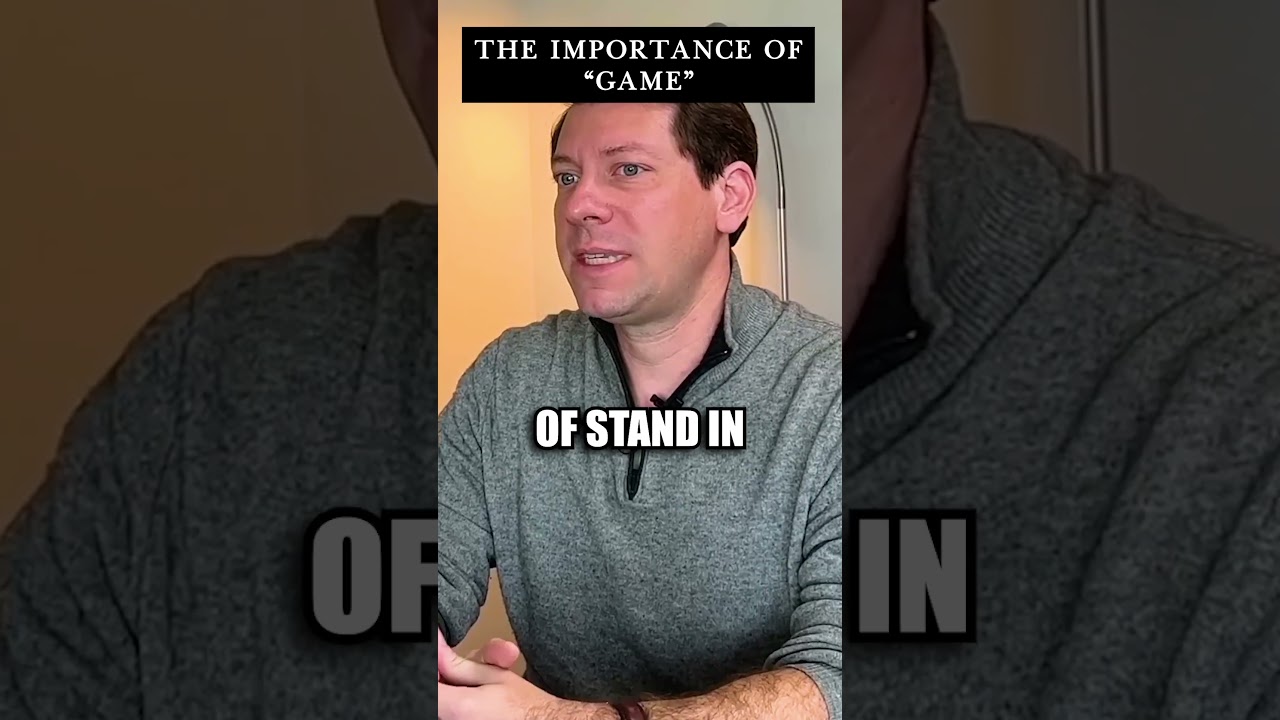 The importance of game