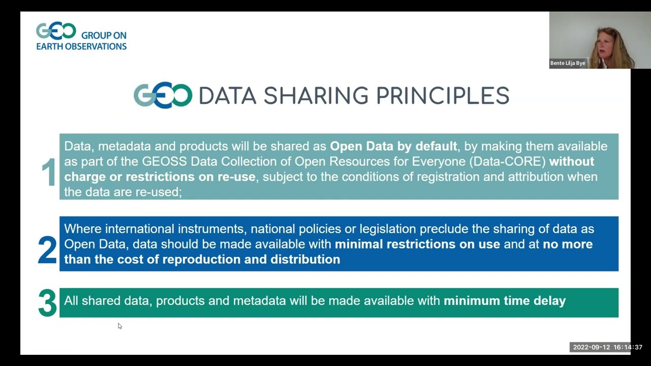 GEO Data sharing principles