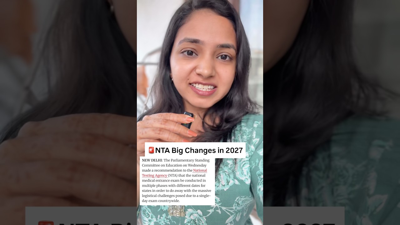 🚨 NTA Big Changes in NEET 2027 | Online CBT Exam? New Pattern & Rules Explained 🔥