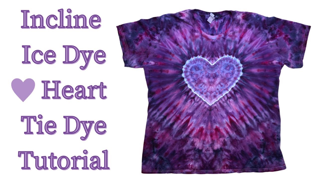 How To Tie Dye: Incline Ice Dye Heart