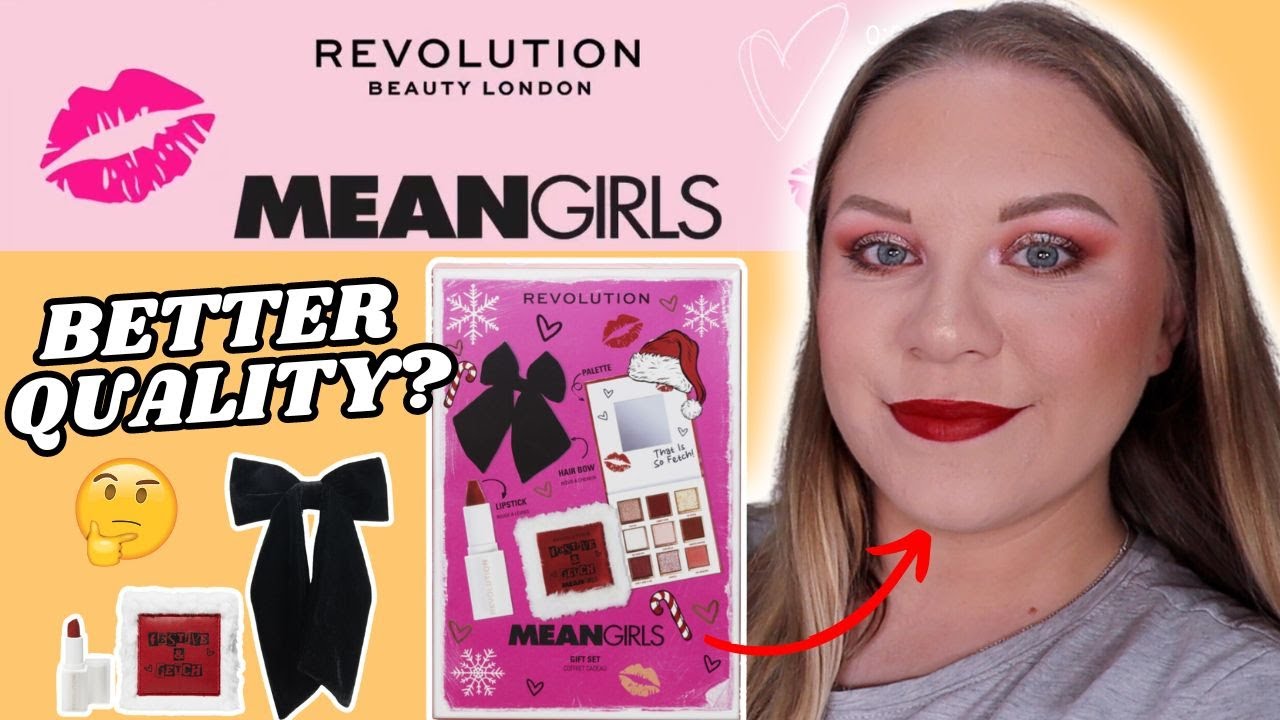 REVOLUTION X MEAN GIRLS CHRISTMAS GIFT SET UNBOXING & REVIEW | makeupwithalixkate