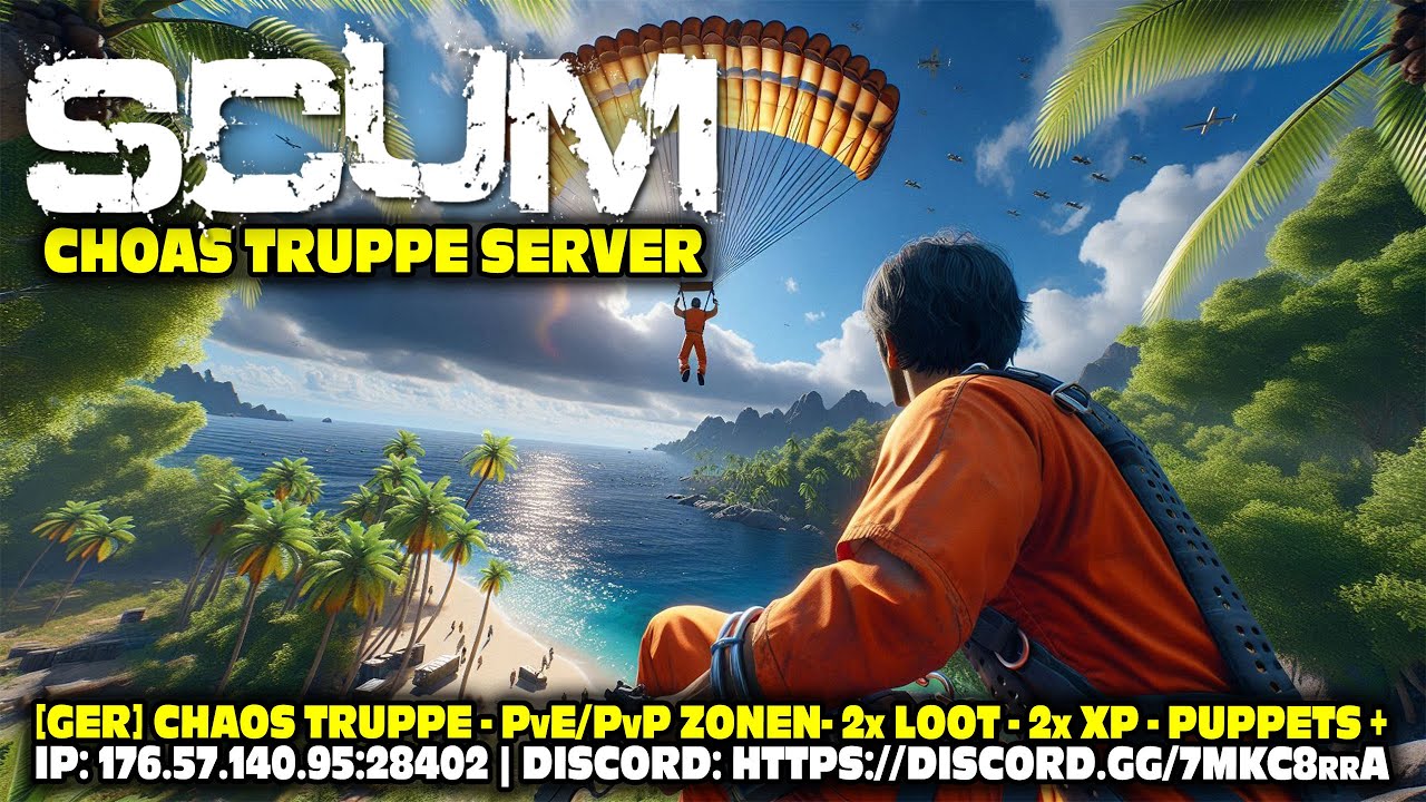 Neustart auf dem SCUM-Server mit der Chaos Truppe nach dem Update 1.0
