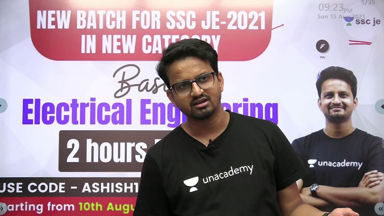 SSC JE 2021 का नया Batch शुरू | Ashish Soni | Unacademy SSC JE