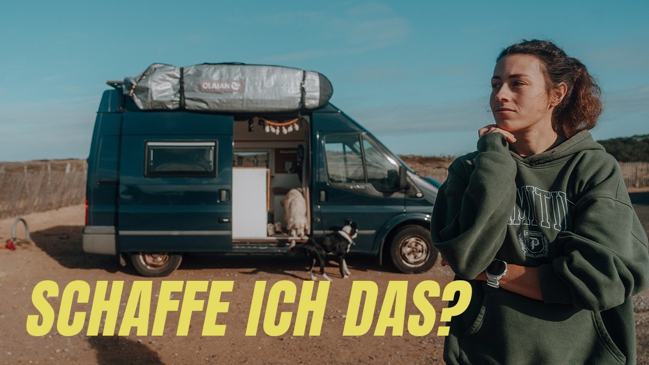 Als Frau mit dem Van allein nach Portugal | FEMALE SOLO VANLIFE  mit Startschwierigkeiten