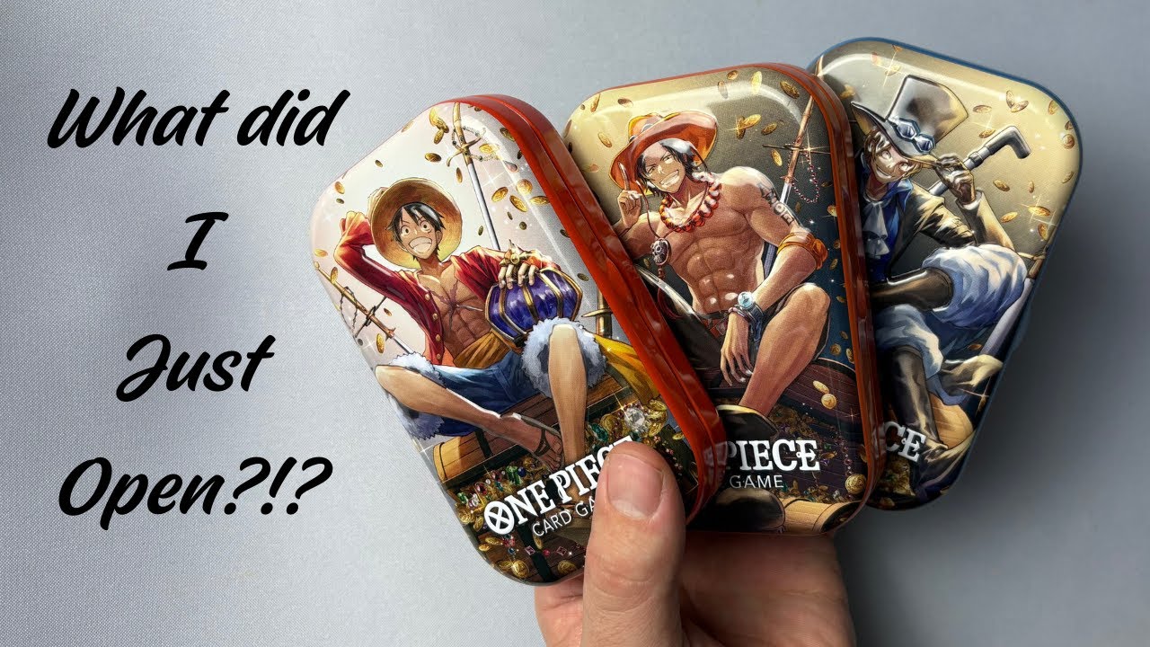 Новые жестяные коробки One Piece, том 2 | Коллекционная карточная игра One Piece