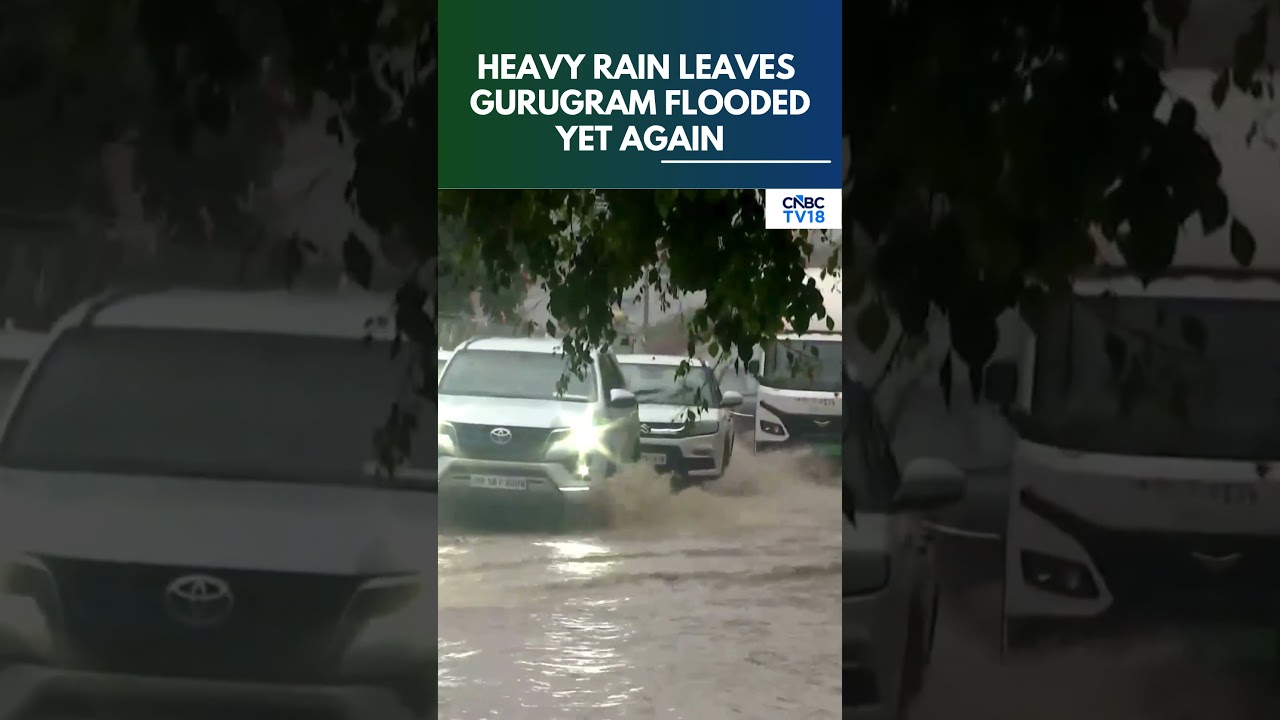 Another Year, Same Story! Gurugram Flooded Again After Heavy Rain | Roads Waterlogged | NCR | N18S