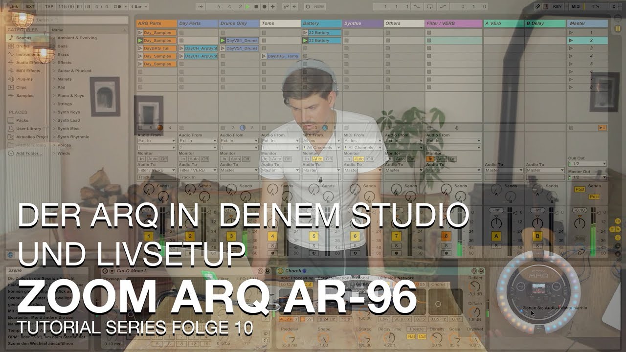 ZOOM ARQ AR-96 Tutorial Series Folge 10 - Der ARQ in deinem Studio und Livesetup