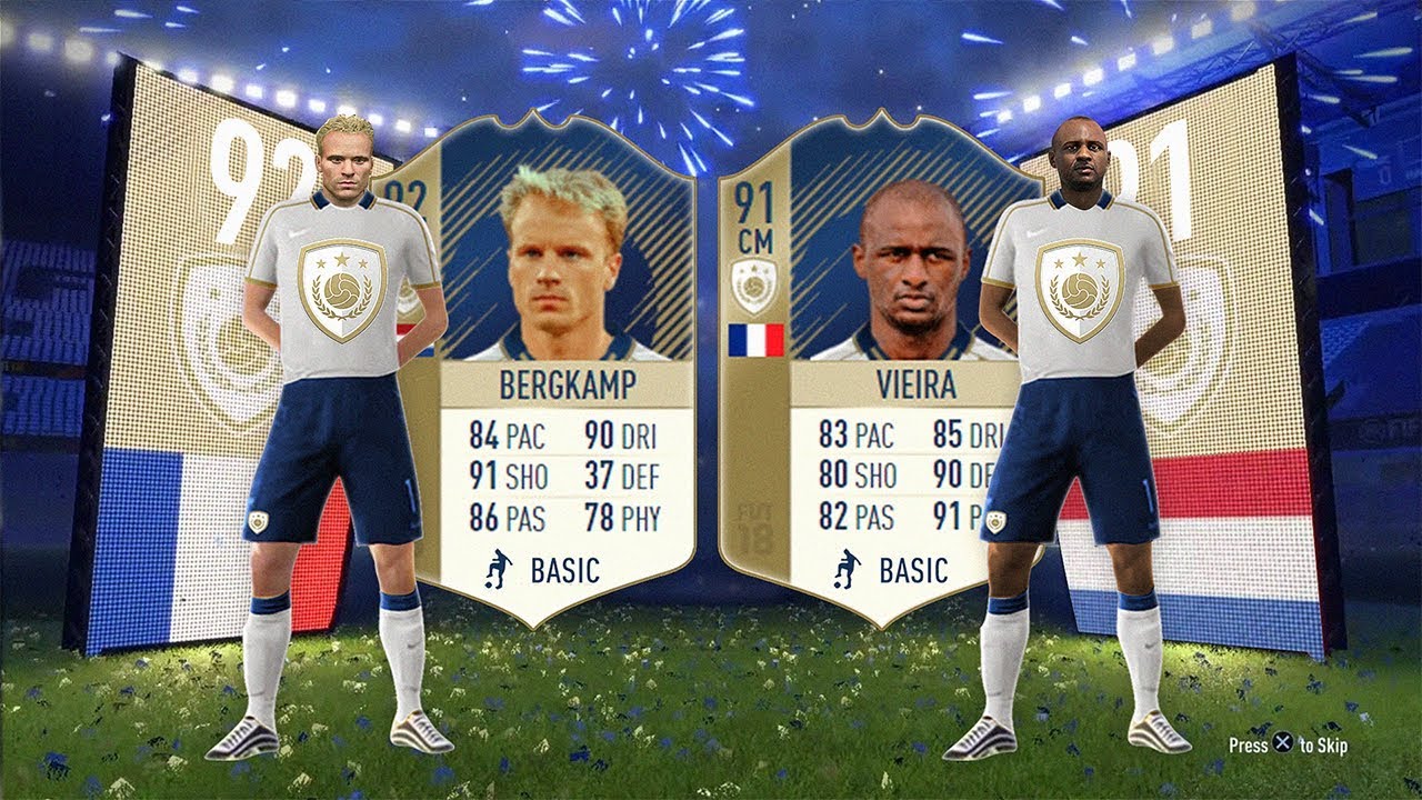 PRIME ICON SBC! (COMPLETE) 92 Bergkamp, 91 Vieira, 92 Puyol, 91 Shearer