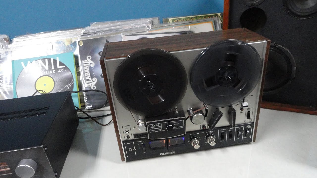 O Rei do Som - Gravador de Rolo Akai 4000DB - Reel-to-Reel