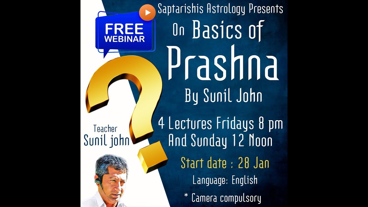 Basics of Prashna by Sunil John