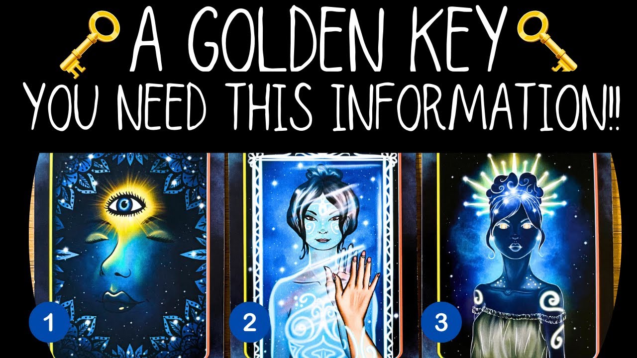 A Golden Key From The Universe! A Piece Of Information You Need Now!!✨💙🌟🕯️🤩✨ Timeless ⇠ Pick A Card
