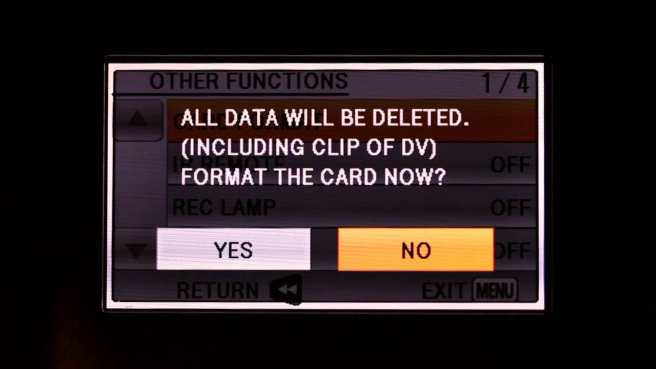 PANASONIC AVCHD Tutorial Part 1