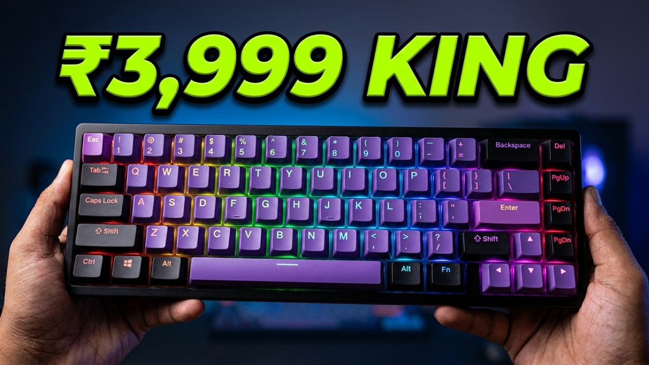 This ₹4K Gasket Keyboard SHOCKED Me 🔥 | Kreo Swarm 65