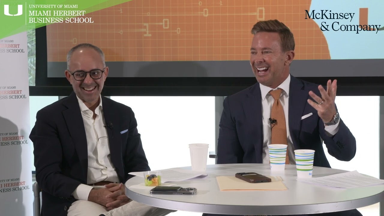 Jorge Gonzalez, CEO of City National Bank, Speaks To Miami Herbert Business School