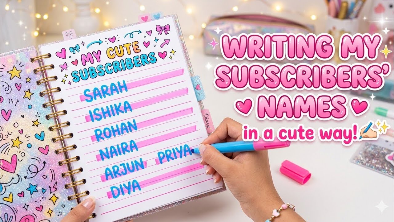 writing my cute 🥰 subscribers name on my diary 🥰💖#namewriting #shorts #viral #trending