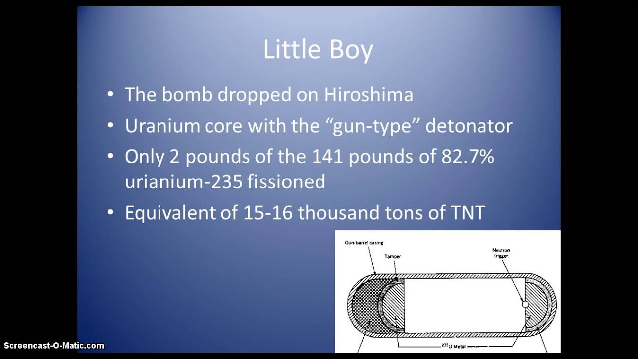 Chemistry of Atomic Bomb Video