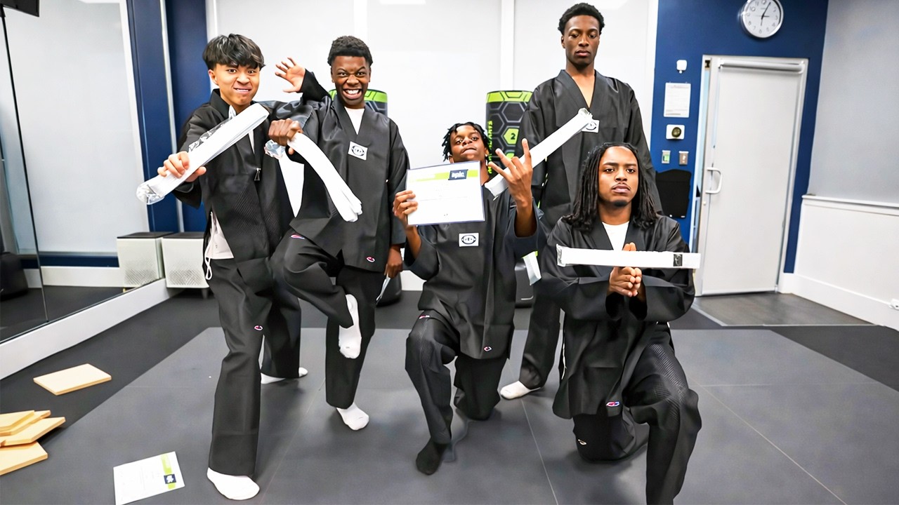 Rakai & Ray Learn How To Do Karate! (w/ Reem, Madi & Kaleel) 😂