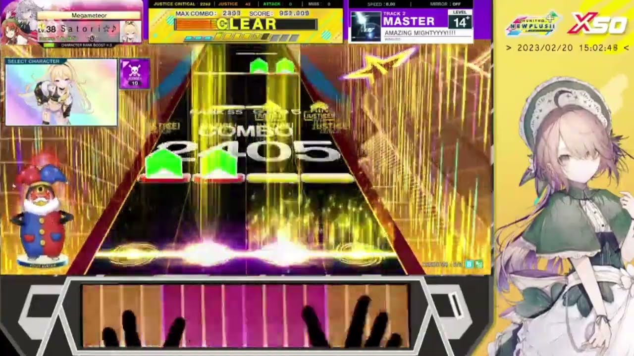 [CHUNITHM NEW PLUS] AMAZING MIGHTYYYY!!!! 'MASTER 14+' AJ (1009734)