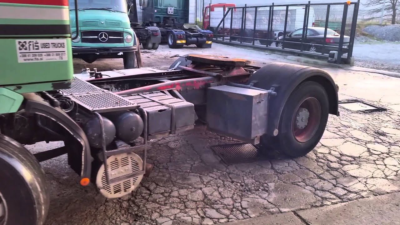 MAN 19.362 engine + loading FIŠ TRUCKS SLOVENIA