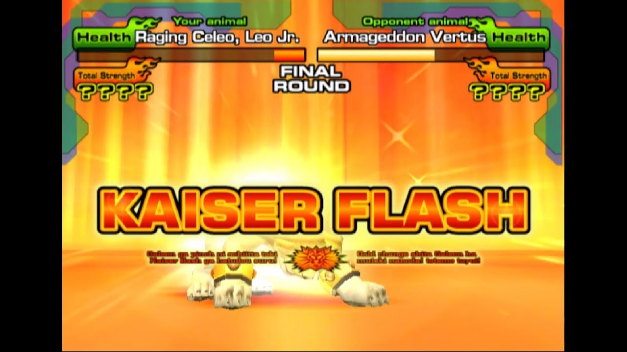 (PC) Play! 百獸大戰 進化篇 Animal Kaiser Evo.7 Raging Celeo, Leo, Jr. VS Armageddon Vertus「全力賽雷歐」VS「破壞神威塔斯」