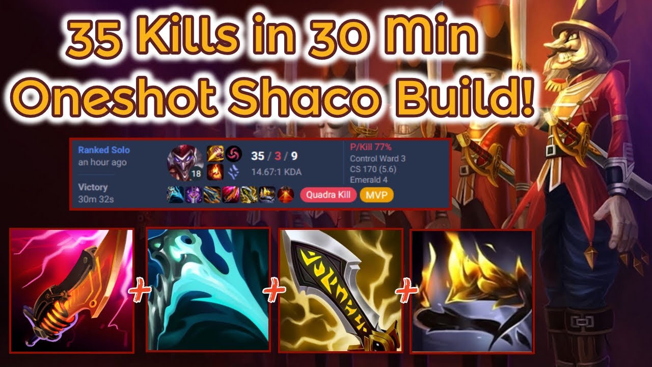 35 Kills in 30 Min! Best Crit Build for S14? [League of Legends] Full Gameplay - Infernal Shaco