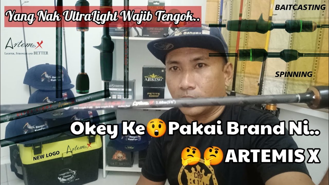 REVIEW ARTEMIS X II KAKI UL WAJIB TENGOK II UNBOXING ARTEMIS II FINNESE FISHING @BANGAU KUMPAW