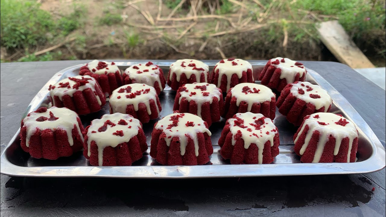 Kek Red Velvet Gebu -Sukatan Cawan -Mudah Dan Ringkas